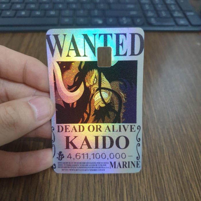 

Sticker Skin ATM Hologram CH0010 - One Piece - Bounty Kaido
