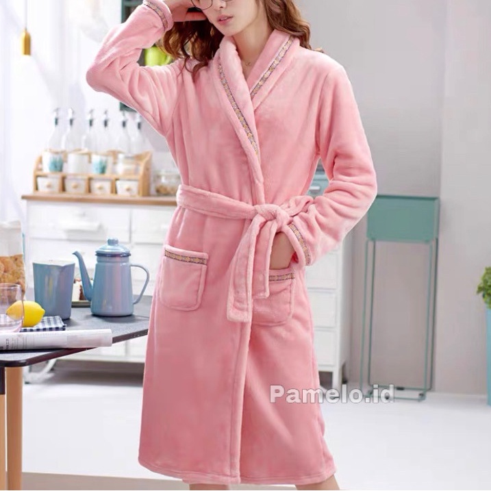 Pamelo.id Kimono Handuk Import/Baju Handuk Import/Kimono Import/Bathrobe Import/Bathrobe Hotel