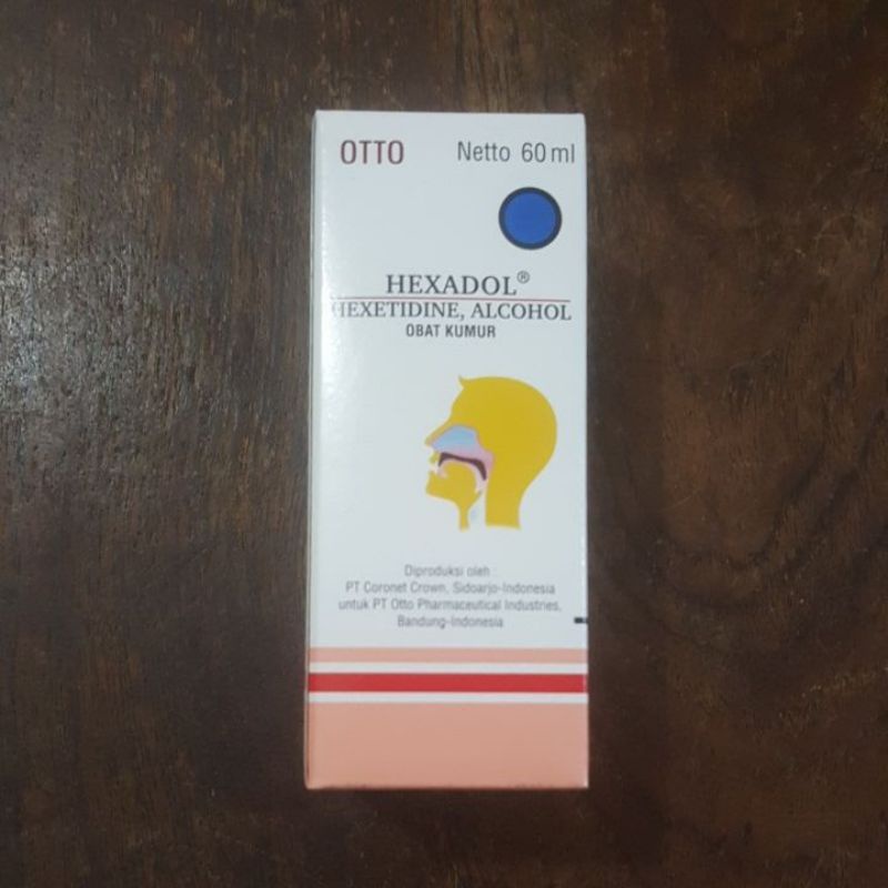 Hexadol obat kumur 60ml jamin ori