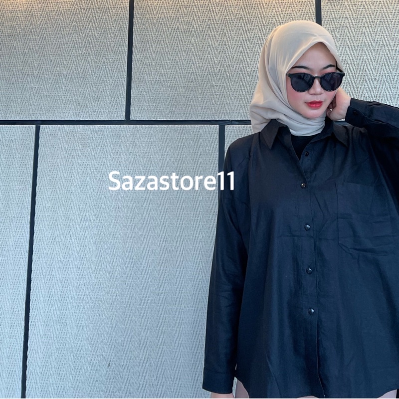 Kemeja Linen Oversized - Oversize Shirt