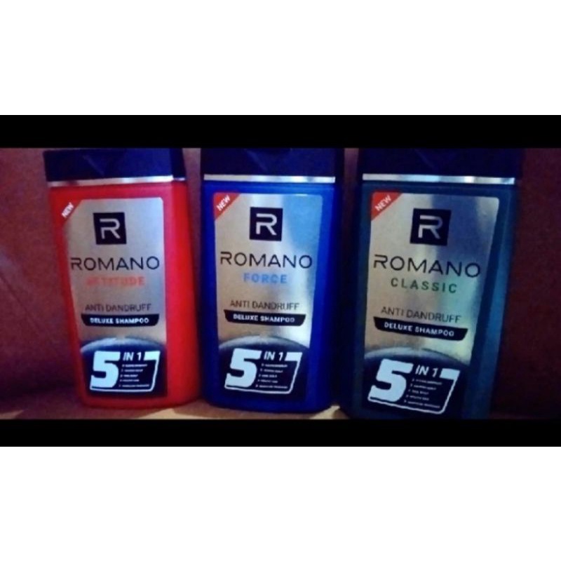 ROMANO Force Anti Dandruff Shampoo 170ml & Romano sachet 12 pcs