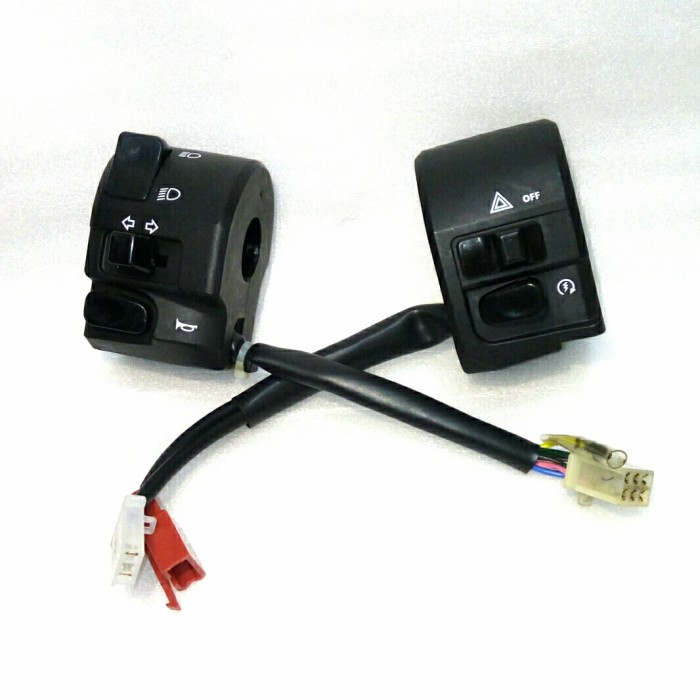 Saklar Hazard Holder Set Kanan Kiri Ori Yamaha All New Nmax 155