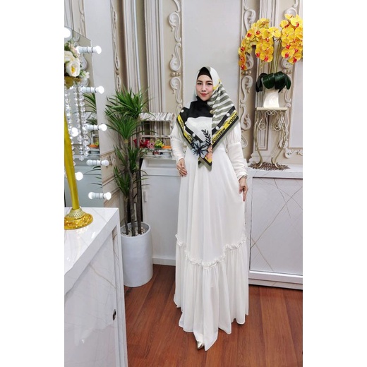 Dress Nesya - Gamis Set Premium