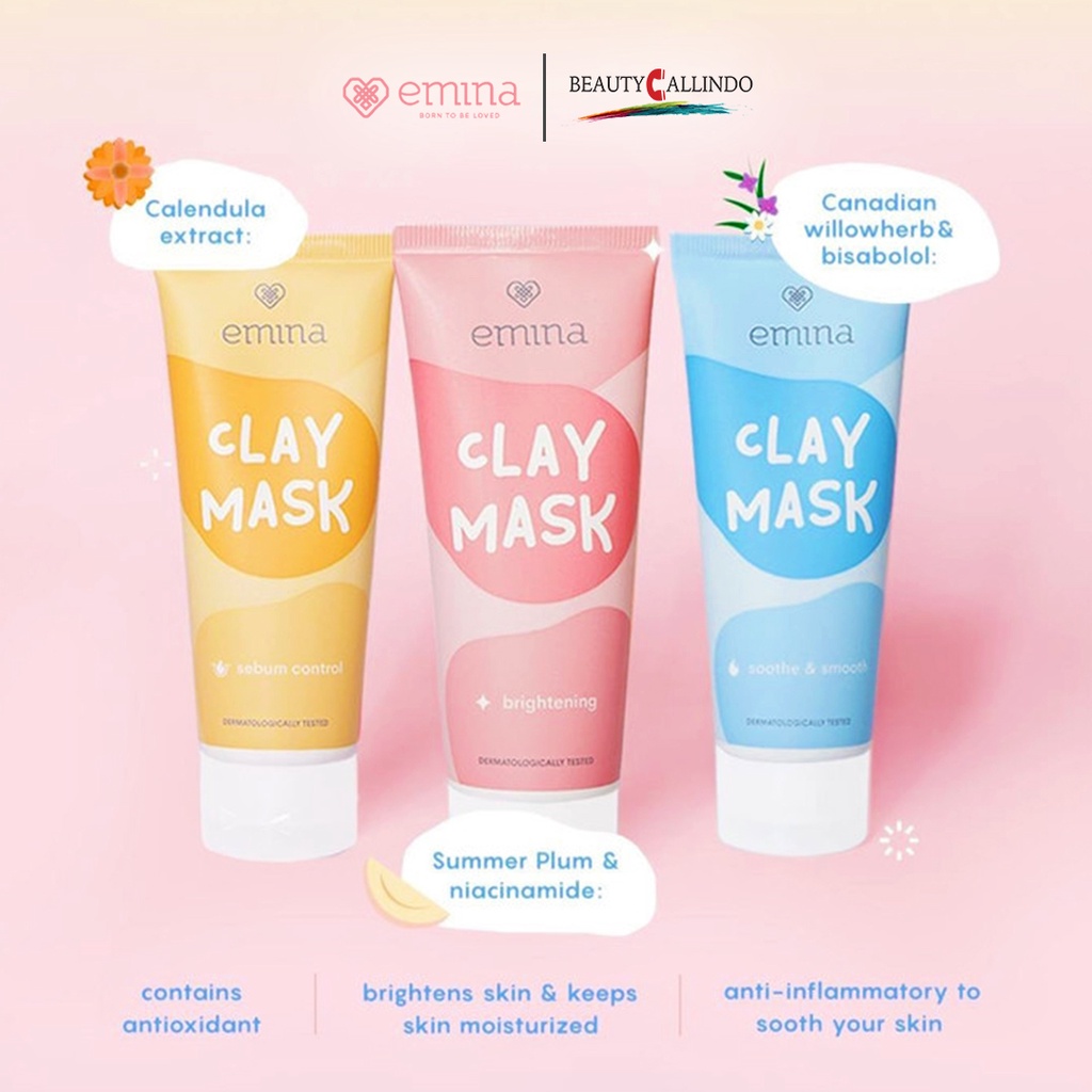 Emina Clay Mask | Masker Wajah