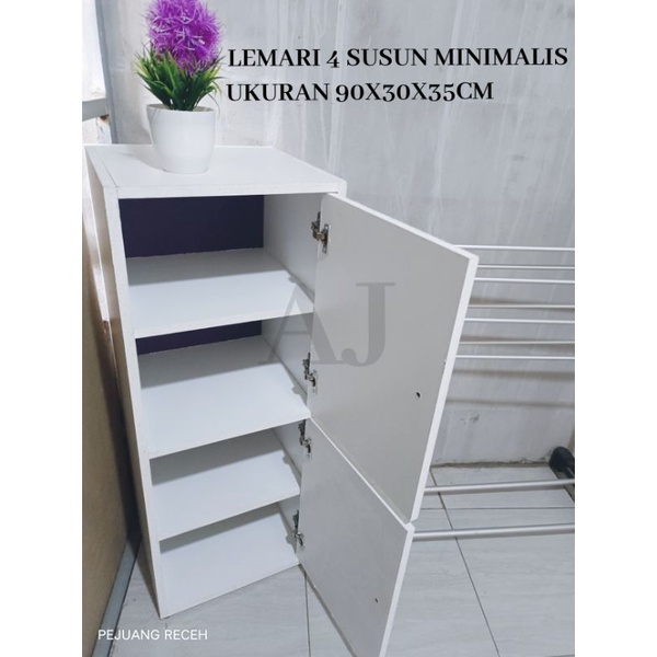 LEMARI PAKAIAN 4 SUSUN MINIMALIS MURAH