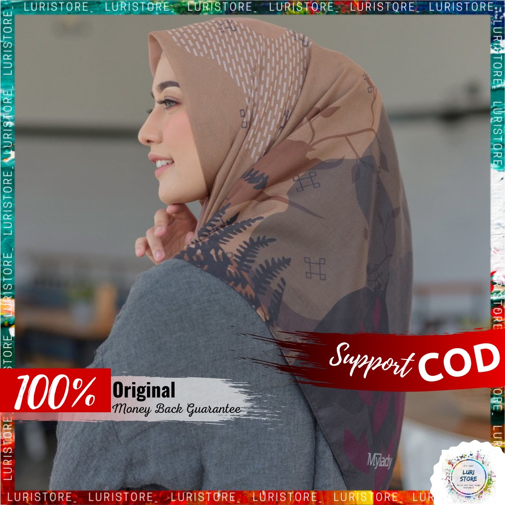 MYLADY HIJAB ORIGINAL MARINI Hijab Jilbab Jelbab Kerudung My Lady Ori Motif Terbaru