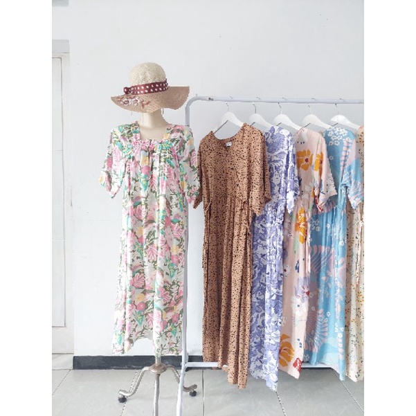 dress zara / daster andin / daster viral / daster ibu hami / daster bumil / daster panjang / daster tangan / daster busui