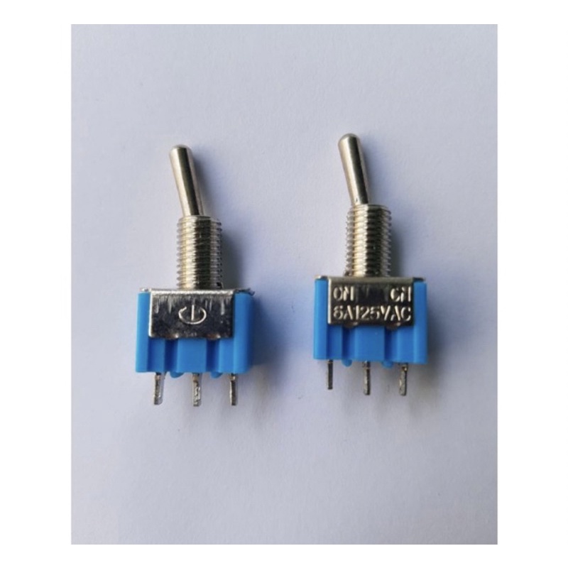 SAKLAR TOGEL / TOGGLE -  SWITCH TOGEL 3 PIN- 3 KAKI KECIL ON