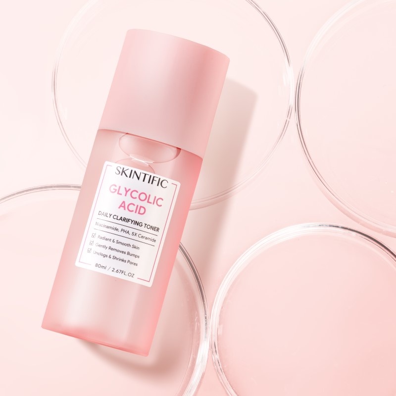 SKINTIFIC Clarifying Toner 80ml | Glycolic Toner