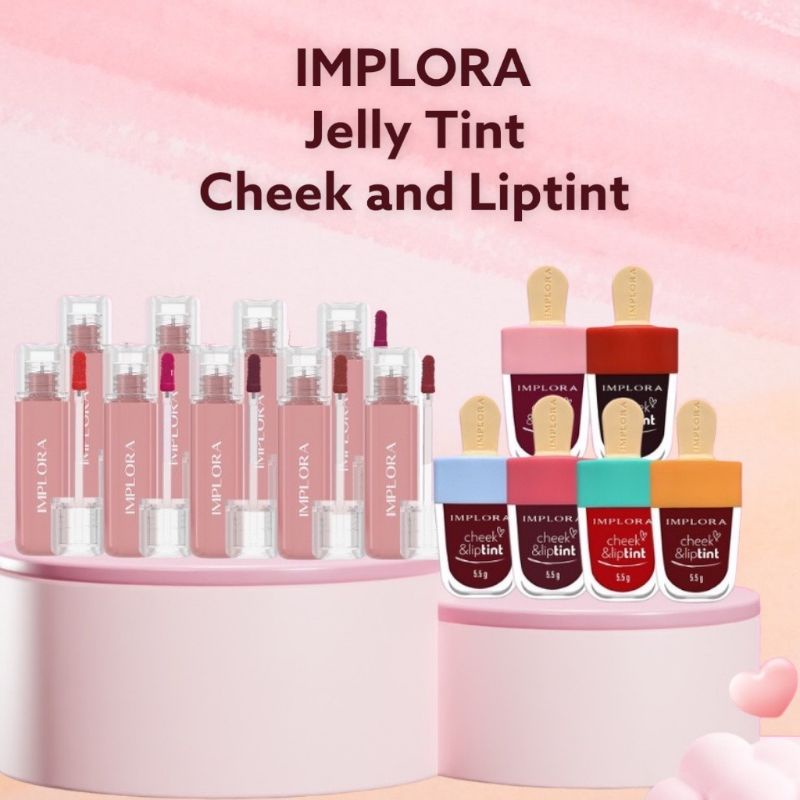 Implora Cheek & Lip Tint Liptint IMPLORA / IMPLORA JELLY TINT ORI HARGA GROSIR