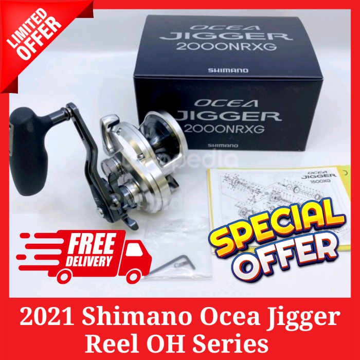 Reel OH Shimano (2021) Ocea Jigger 1000 / 1500 / 2000 Series