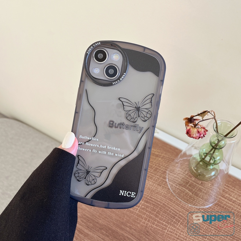 Soft Case TPU Motif Kupu-Kupu Untuk Realme C12 C21Y C25 C15 C35 C25s C31 C11 C25Y C20 C20A C11 2021 Realme 5 9i 6i 5i 5s C3 C1 Butterfly