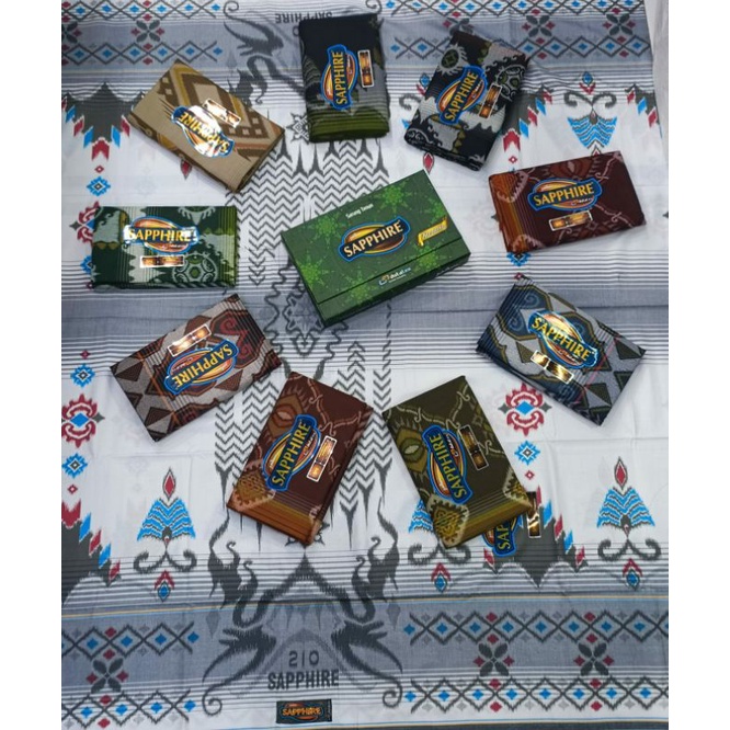 Sarung Sapphire Kembang New Motif