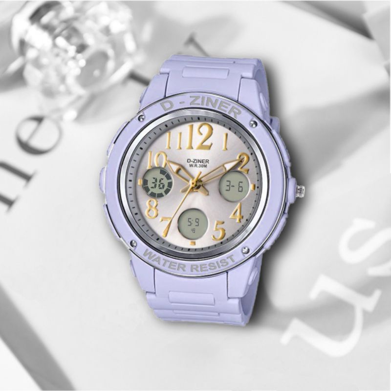 JAM TANGAN WANITA DZINER 8273 WATER RESISTAN