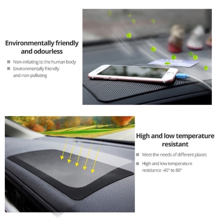 1 Pc Universal Car Dashboard Non Slip Grip Sticky Pad Phone Holder Mat Anti-skid Silicone Mat Car Mat Car Interior Accessories