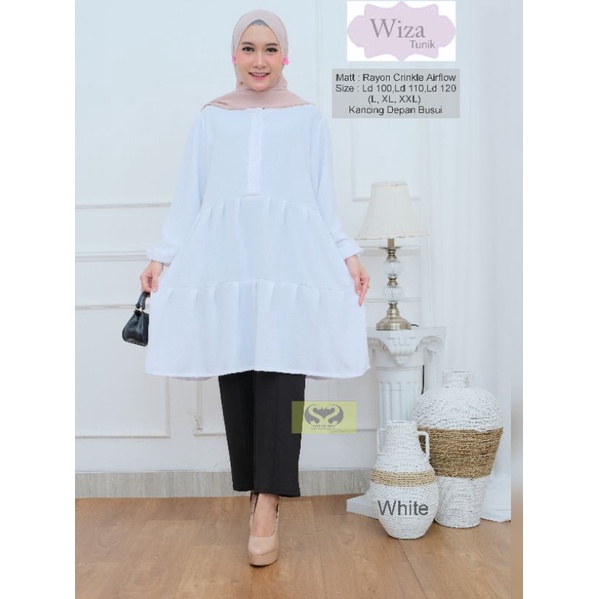 PROMO WISA TUNIK CRINKLE AIRFLOW JUMBO LD 110&amp;120