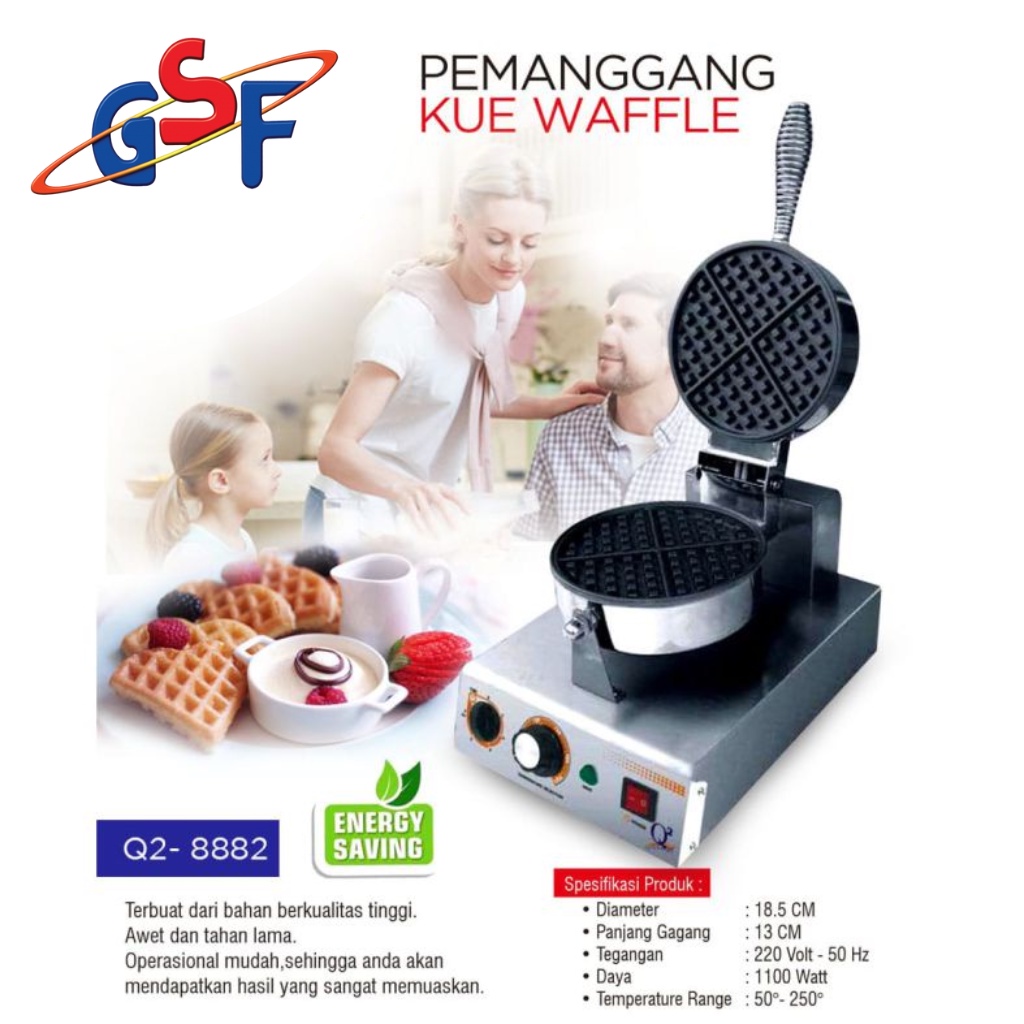 Jual Mesin Cetakan Pembuat Kue Egg Waffle Maker Listrik 8882 Shopee