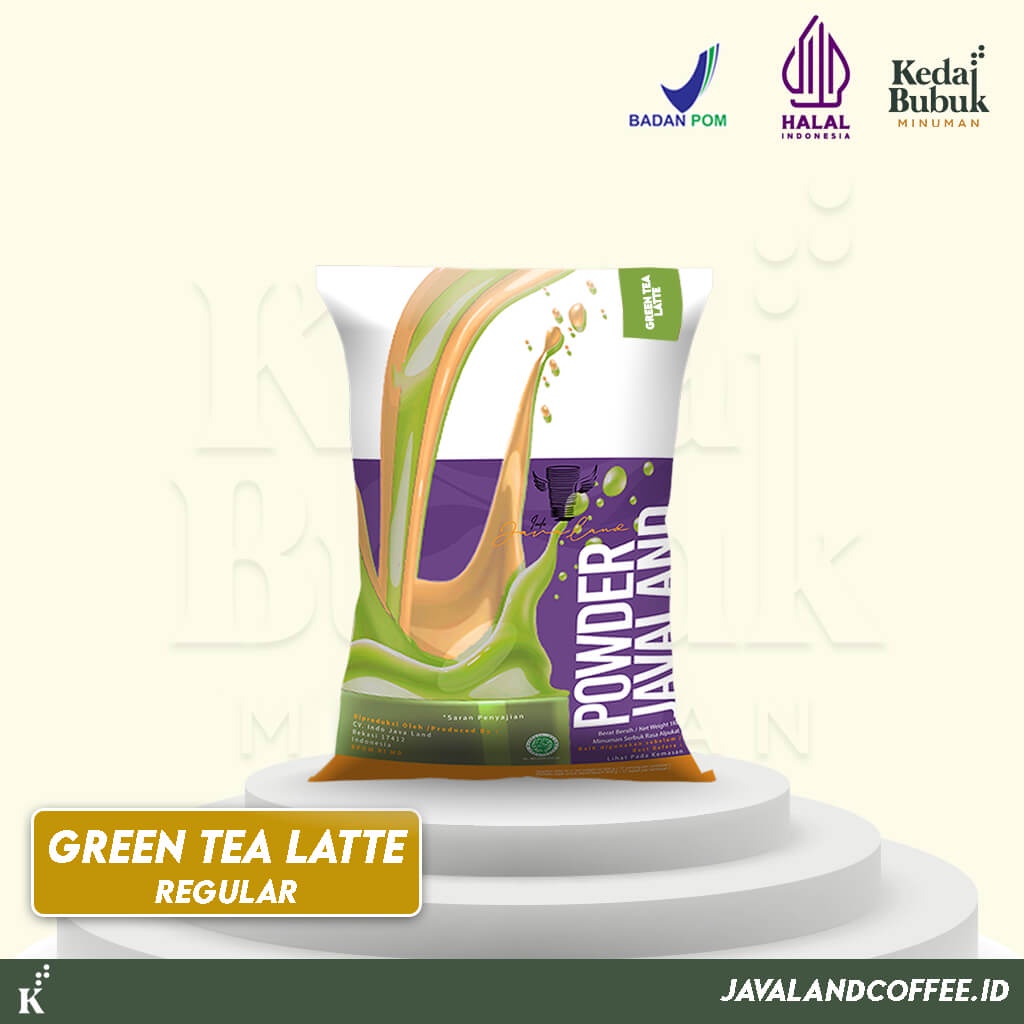 

Javaland Bubuk Minuman Rasa Green Tea / Matcha Late 1Kg - Regular Plain | Bubble Powder Drink Boba