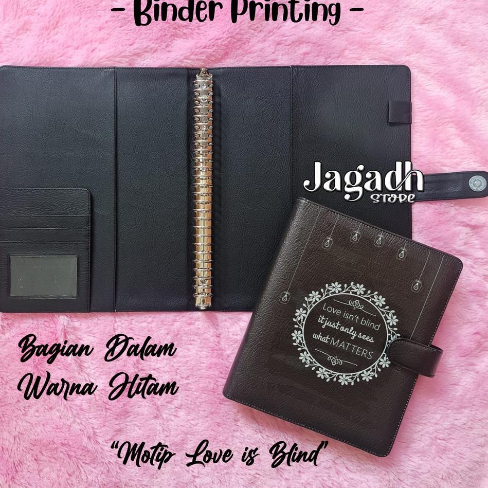 

Limited BINDER PRINTING MOTIP LOVE IS BLIND, UKURAN A5/20RING & B5/26RING