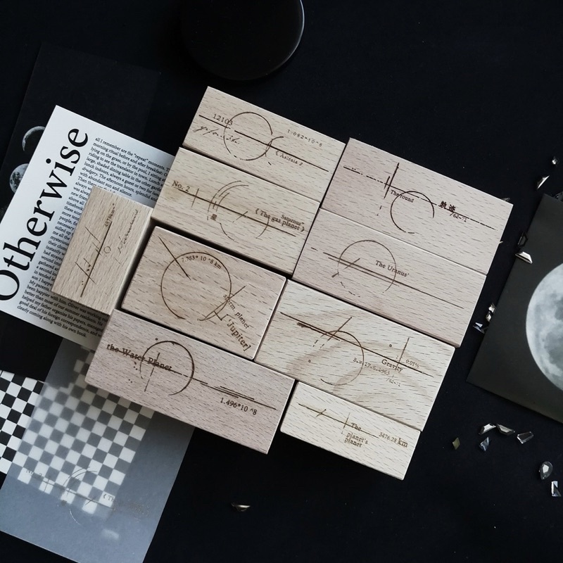 

Banfan Orbit Rubber Stamps Set