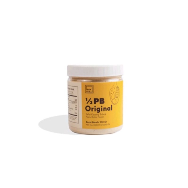 

1/3 PB Original Peanut Butter Lean Lab bubuk Selai Kacang Rendah Kalori