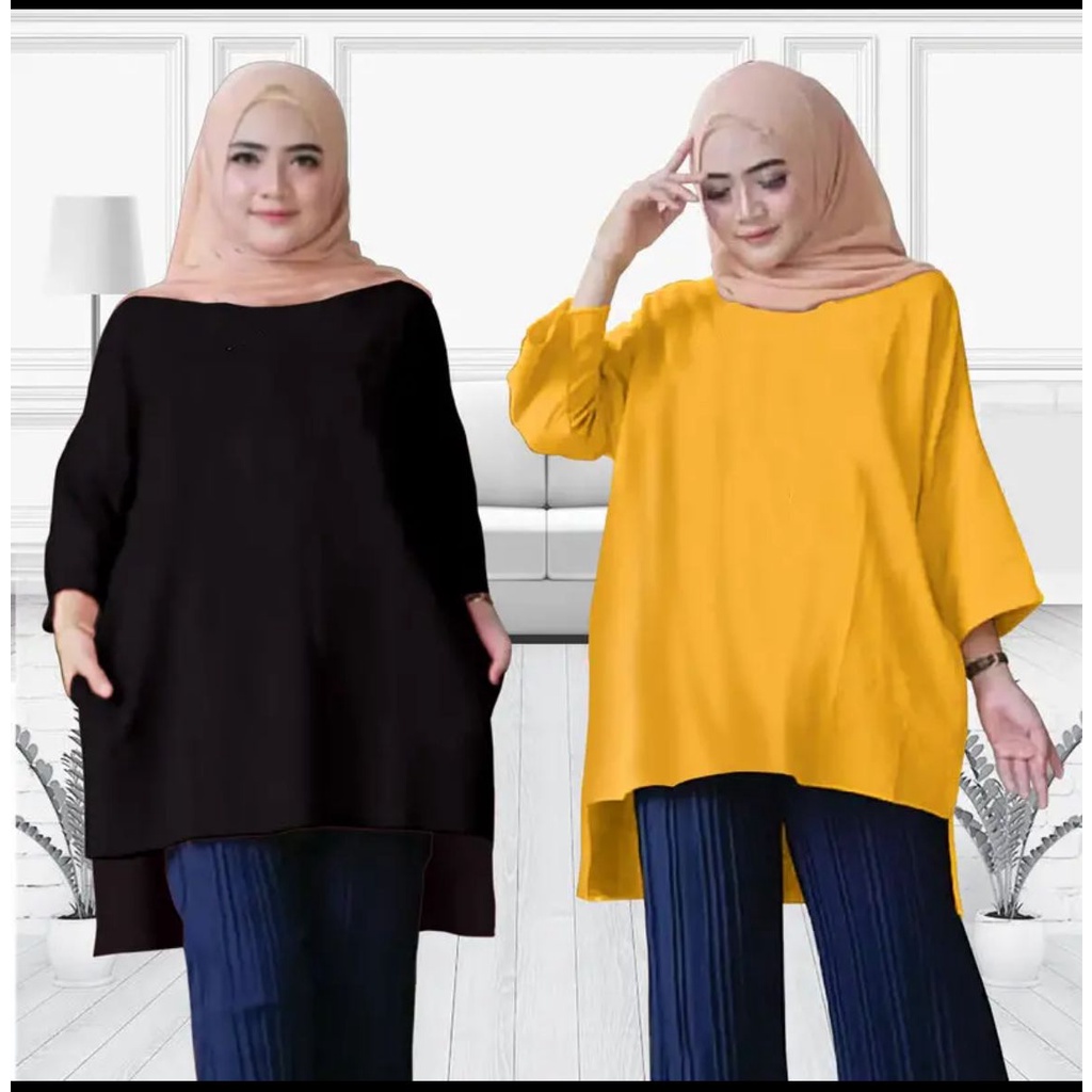 TUNIK KAOS WANITA/ TUNIK DEWASA JUMBO LD 130/TUNIK VIRAL 2022/KAOS OVERSIZE/POLOSAN