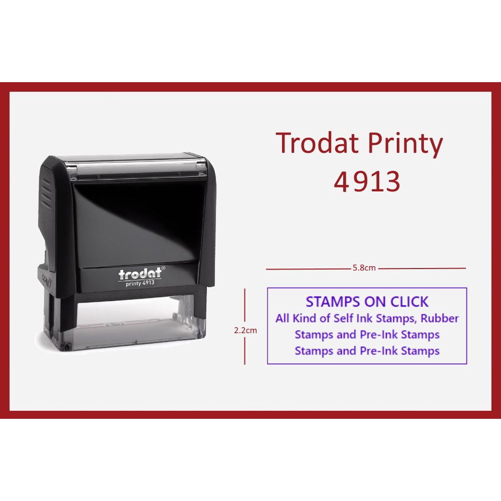 

STEMPEL LETTER TRODAT TYPE 4913