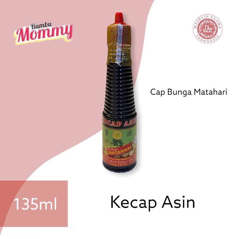 

Kecap Asin | Cap Bunga Matahari | Halal | Ukuran 135ML