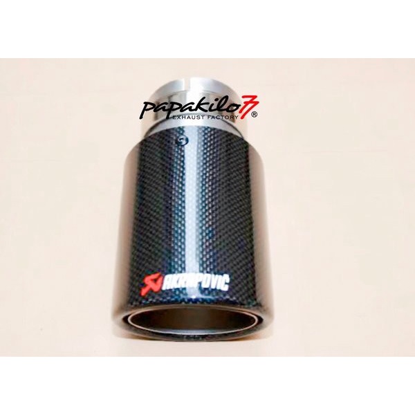 Tailpipe Knalpot Mobil Carbon Kevlar Akrapovic Single Pipe
