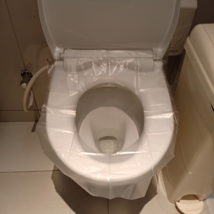 Alas Duduk Toilet Cover Travel Seat Cover Tisu Tatak WC