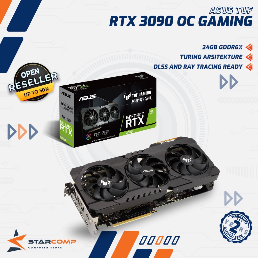 Asus RTX 3090 TUF Gaming OC 24GB DDR6X Nvidia GeForce VGA RTX3090