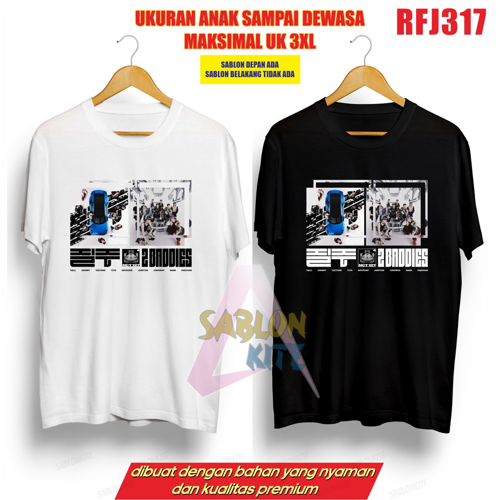 MURAH!!! KAOS 2BADDIES FOTO RFJ317 UP TO 3XL
