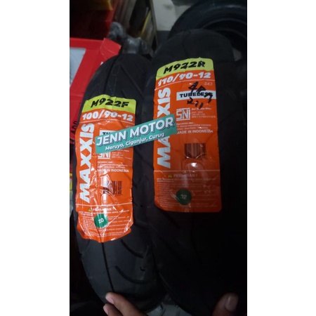Ban Tubless 100/90-12 dan 110/90 -12 MAXXIS