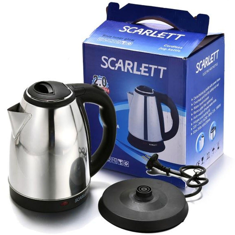 [DEASHOP] TEKO LISTRIK SCARLETT 2 LITER / TEKO PEMANAS AIR LISTRIK / TEKO LISTRIK MURAH / ALAT PEMANAS AIR / HEATER WATER