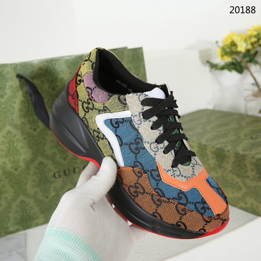 GC Women's Rhyton GG Multicolour Sneaker 20188 New