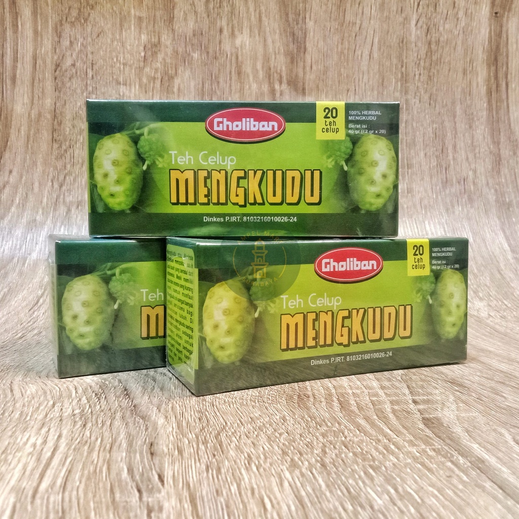 Teh Celup Mengkudu Teh Mengkudu Asli Gholiban Isi 20 Teabag Original