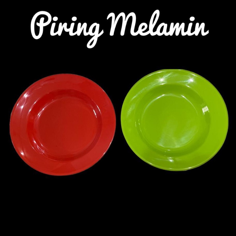 Piring Makan Melamin 9 Inch MeiShing BANTING HARGA  / Piring Makan Bulat Melamine 1 Pcs