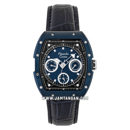 Alexandre Christie AC 6411 BF LTUBU Ladies Blue Dial Black