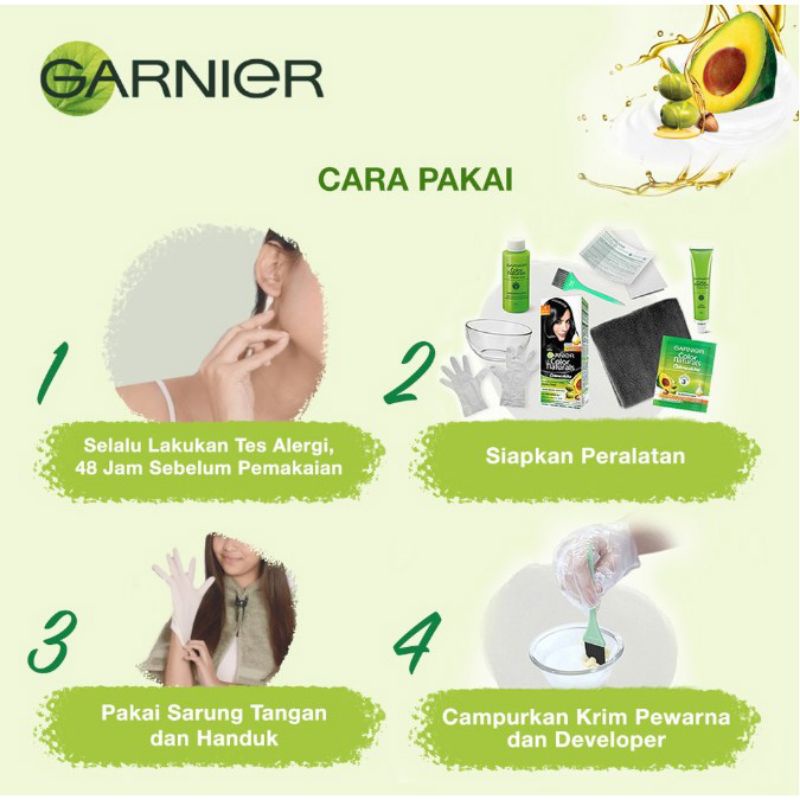 Garnier Color Naturals Hair Color - 3.COKLAT KEHITAMAN (Cat / Pewarna Rambut