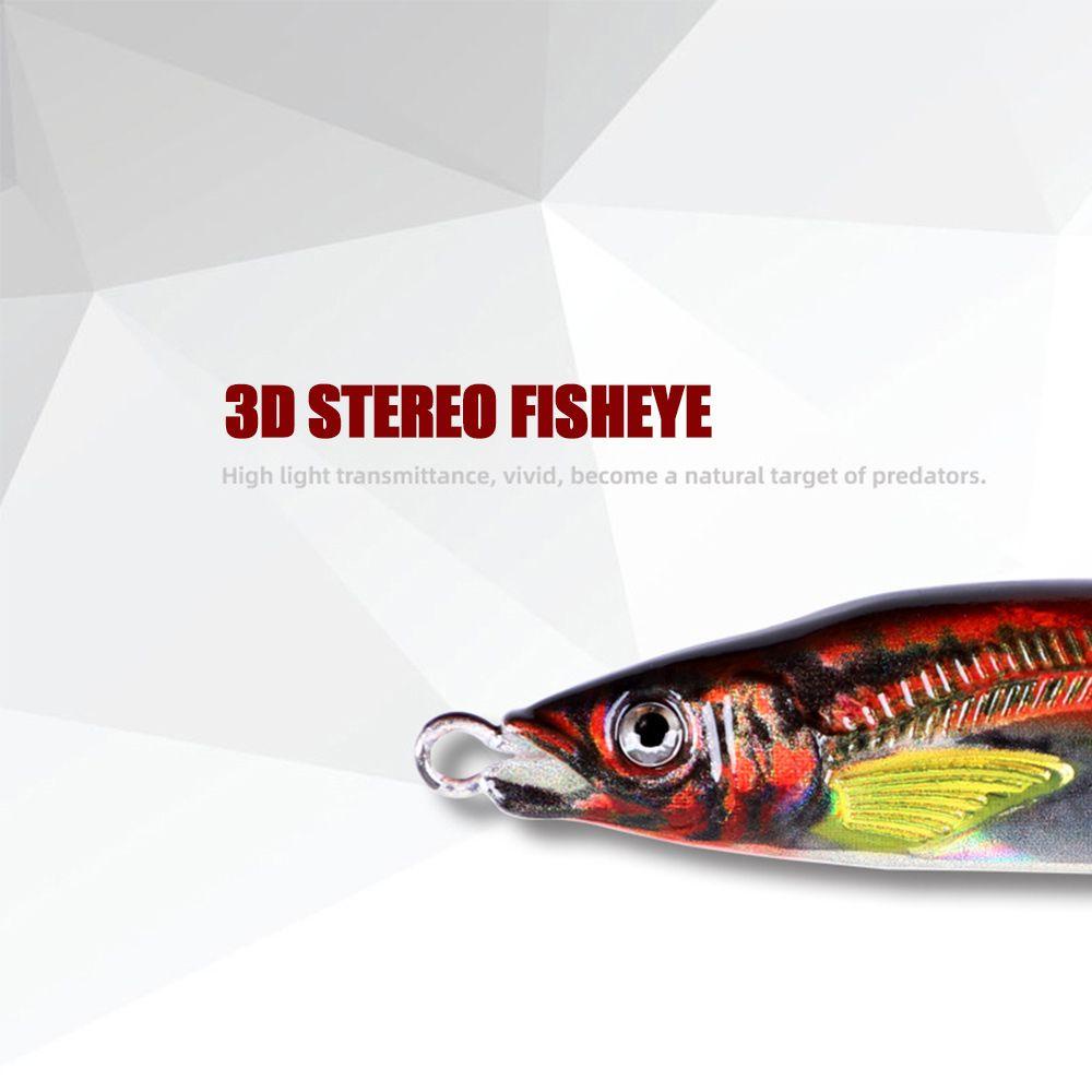 Preva Simulasi Logam Memancing Umpan Pancing Laut Warna-Warni 40G Lead Casting