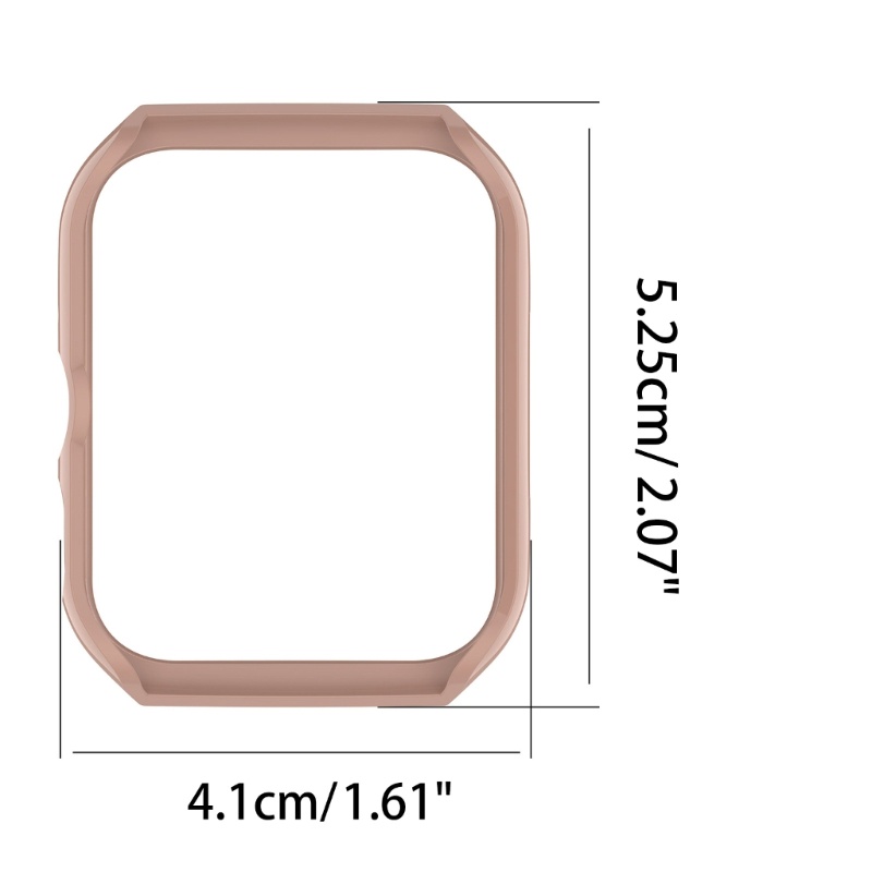 Cre Frame Bumper Pelindung Layar + Tempered Glass Untuk Smartwatch Fitbit Blaze 3 Pro