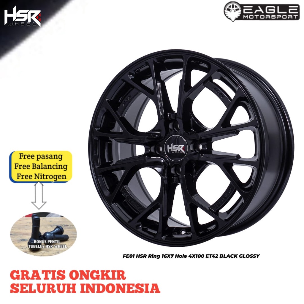 VELG MOBIL R16 RING 16 VELG JAZZ AGYA AYLA VIOS MOBILIO ORIGINAL HSR FE01