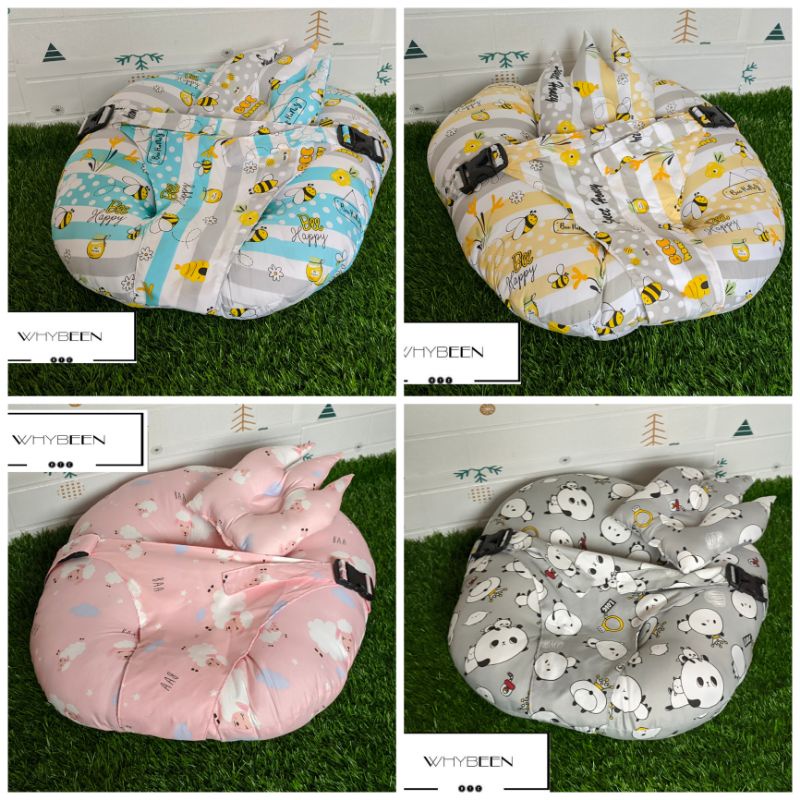 sofa bayi multipungsi dengan gesper pengaman free bantal dan tas