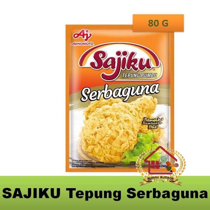 

(80 gr) SAJIKU Tepung Bumbu Serbaguna