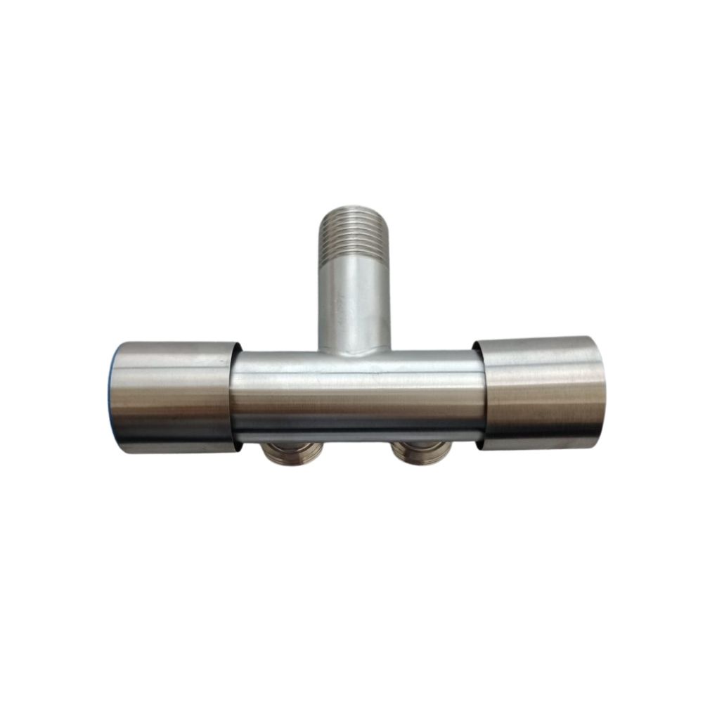 Stop Kran Cabang On Off Panjang Double Kran Jet Shower Kloset Original