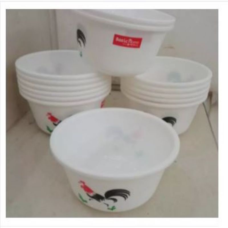 Mangkok ayam kecil lion star / mangkok ayam jago plastik