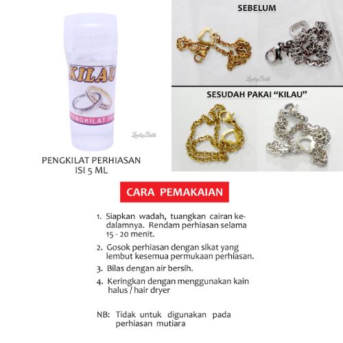 Lovelybutik - Kalung Titanium Anti Karat Cutie Head Kalung Anak Perempuan Ukuran 35 cm dan Liontin Titanium Head BONUS KOTAK PERHIASAN