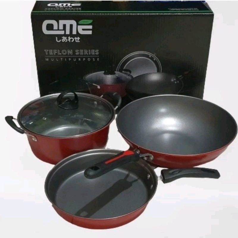 Panci Wajan Teflon Set series QME