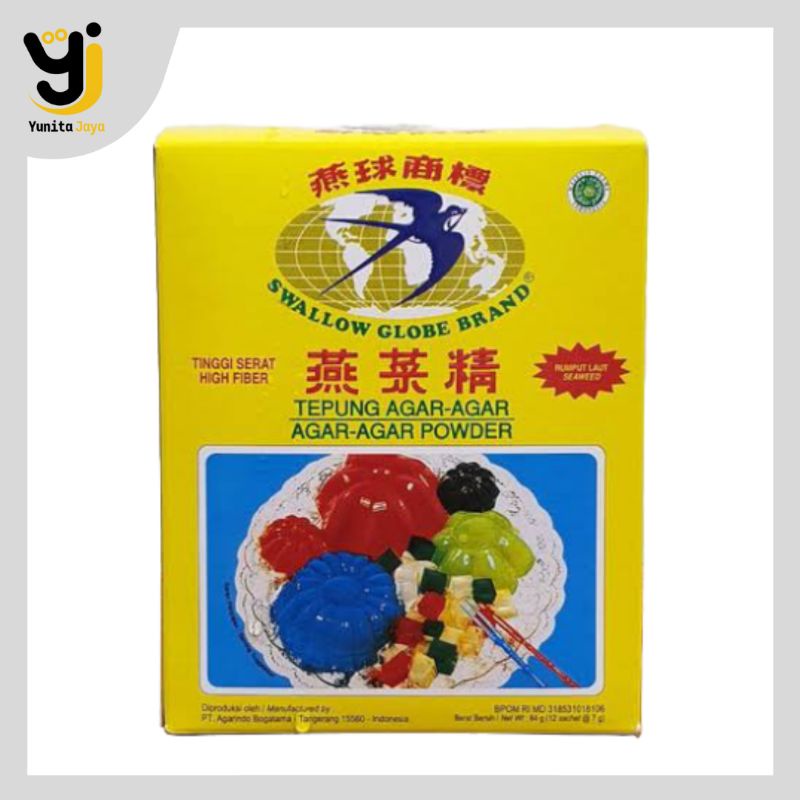 

[YUNITA JAYA] SWALLOW GLOBE BRAND/AGAR-AGAR