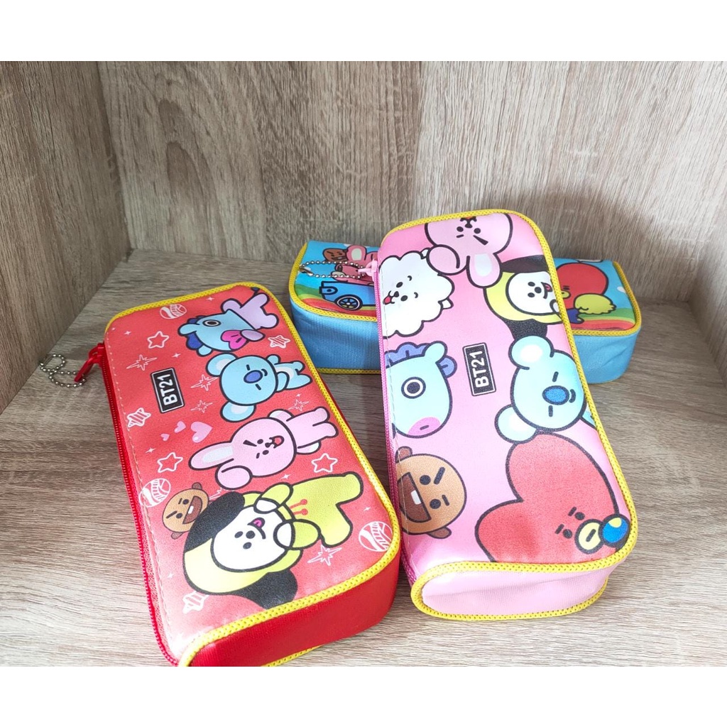 KOTAK PENSIL BTS/ KOTAK PENSIL BT21/ KOTAK PENSIL SEKOLAH